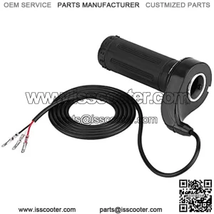 Universal Twist Throttle Handle Grip Motorcycle Accelerator Electric Scooter Twist Speed Throttle Grip with 3 Cables for Replacement