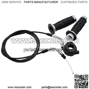 Throttle Twist Grip Set With 7/8" Scooter Holder Housing Throttle Cable For Gy6 50cc 80cc 125cc 150cc