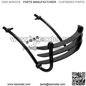 Black Front Fender Trim Bumper Grill Fit For Harley Softail Standard FXST Deluxe