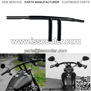 1 1/4" 8" Rise T-Bars Handlebar Fit For Harley Sportster XL1200 883 Dyna Black (For: Harley-Davidson)