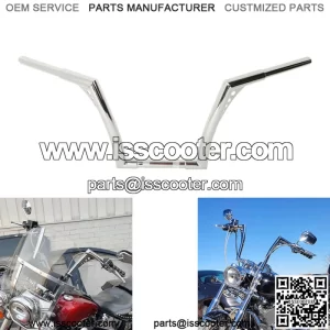 1 1/4" 12" Rise Ape Hangers Handlebar Fit For Harley Softail FLST FXST Sportster (For: Harley-Davidson)