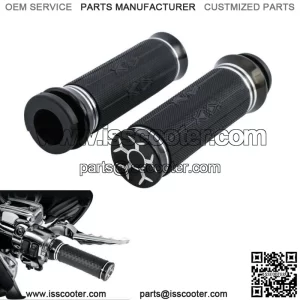 1" CNC Handle bar Electronic Hand Grips Fit For Harley Touring Road King Glide