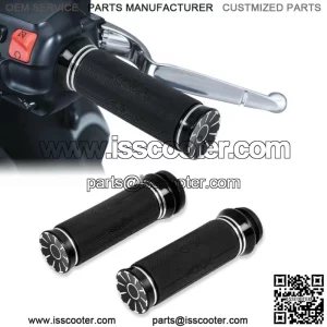 1" Handle Bar Electronic Hand Grips Fit For Harley Touring Road Street Glide US