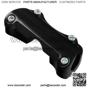 1" Handlebar Riser Top Clamp Fit For Harley Touring CVO Road Glide 88-23 Black