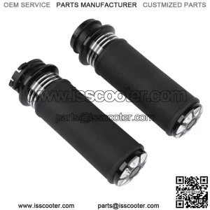 1" 25mm CNC Handlebar Grips For Harley Road King Electra Glide 1996-2007 2006 05