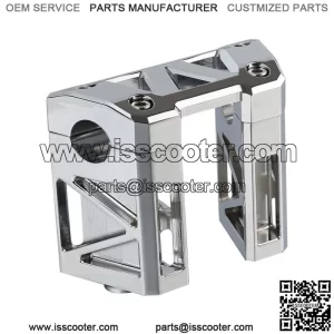 1" 25mm Handlebar Riser Mount Clamp Fit For Harley Dyna Wide Glide FXDWG 06-17 (For: Harley-Davidson)