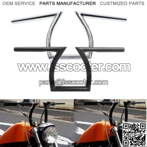 1" Handlebar Z Style Fit For Harley Sportster XL 1200 883 Custom Bobber (For: Harley-Davidson)