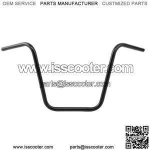 1" Satin Black 16" Rise Hanger Handlebar Fit For Harley FLST FXST Sportster XL (For: Harley-Davidson)