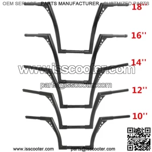 10" 12" 14" 16" 18" Rise 1 1/4" Handlebar Bar Fit For Harley Sportster XL (For: Harley-Davidson)