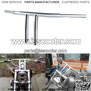 10" Rise T-Bar Handle Bar Fit For Harley Dyna Low Rider Fat Bob Softail Fatboy (For: Harley-Davidson)