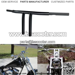 10" Rise T-Bar Handlebar Fit For Harley Sportster 883 1200 Custom Dyna Low Rider (For: Harley-Davidson)
