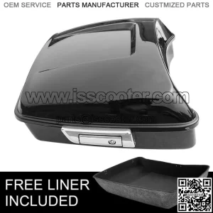 10.7" Chopped Pack Trunk & Latch Fit For Harley Tour Pak Street Glide 2014-2023 (For: Harley-Davidson)