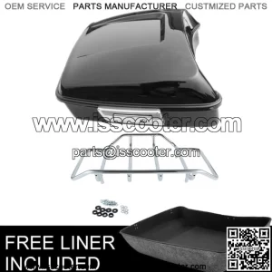 10.7" Chopped Pack Trunk Top Rack Fit For Harley Tour Pak Road Glide 14-23 22 21 (For: Harley-Davidson)