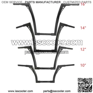 10/12/14/16" Rise Hanger Handlebar Fit For Harley FLST FXST Sportster XL883 1200 (For: Harley-Davidson)