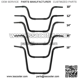 10/12/14/16/18" Rise Ape Hanger Handlebar Fit For Harley Softail Sportster XL (For: Harley-Davidson)