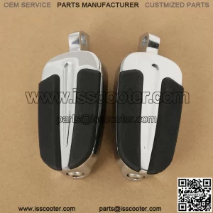 10mm Male Mount-style Footpeg Footrest Fit For Harley Street Glide Dyna Fat Bob (For: Harley-Davidson)