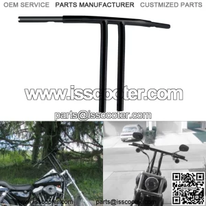 1-1/4" Fat 18" Rise T-Bar Handlebar Fit For Harley Sportster 883 Dyna Low Rider (For: Harley-Davidson)