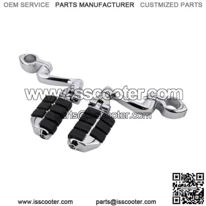 1-1/4" Long Angled Highway Foot Pegs Footrest Fit For Harley Touring Road Glide (For: Harley-Davidson)