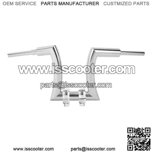 12" Rise 2" Ape Hanger Handlebar Riser Fit For Harley Road King Softail Slim (For: Harley-Davidson)