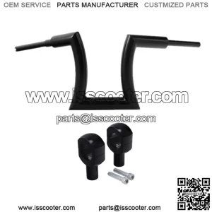 12" Rise 2" Hanger Handlebar & Riser Fit For Harley Road King Sportster Black (For: Harley-Davidson)