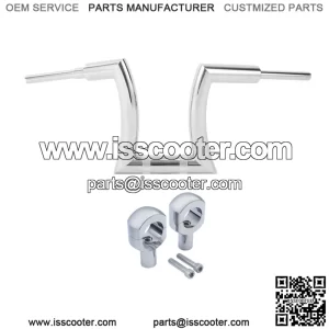 12" Rise 2" Ape Hanger Handlebar & Risers Fit For Harley Road King Sportster 883 (For: Harley-Davidson)