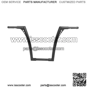 18" Fat Ape HangerBar 1 1/4" Handlebar Fit For Harley Softail FLST FXST Black (For: Harley-Davidson)