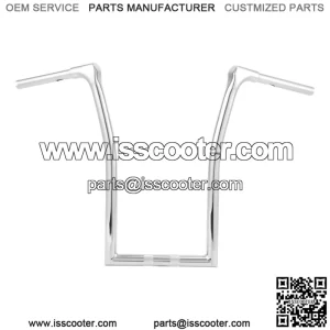 19" Rise 1 1/4" Ape Hanger Handlebar Fit For Harley Fat Bob FXFB Road King FLHR (For: Harley-Davidson)