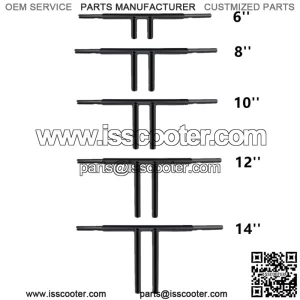 6" 8" 10" 12" 14" Rise T-Bar Handlebar Fit For Harley Sportster XL (For: Harley-Davidson)