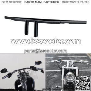 6" Rise Fat 1 1/4" T-Bar Handlebar Fit For Harley FLST FXST Sportster XL1200 48 (For: Harley-Davidson)