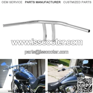 8" Rise 1 1/4" Fat T-Bar Handlebar Fit For Harley Dyna Street Bob FXDB 06-later (For: Harley-Davidson)