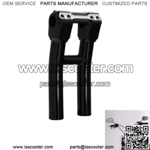 9.84" Handlebar Riser Clamps Fit For Harley Road Glide Dyna Low Rider 1.25" Bar (For: Harley-Davidson)