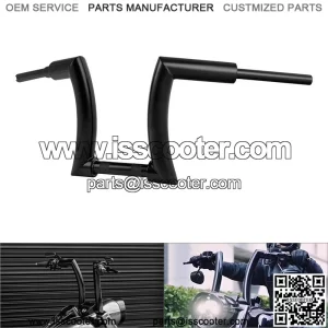 Black 12" Ape Hanger Bar 2" Handlebar Fit For Harley Road King Dyna Low Rider US (For: Harley-Davidson)