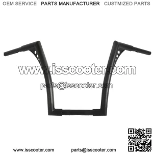 Black 14" Rise Vintage Ape Hangers Handlebar Fit For Harley Softail FLST FXST (For: Harley-Davidson)