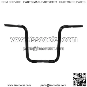 Black 16" Rise 1-1/4" Ape Hanger Handlebar Fit For Harley Sportster XL Custom (For: Harley-Davidson)