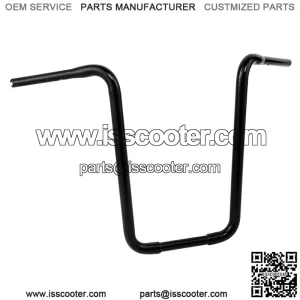 Black 19" Ape Hanger 1-1/4" Handlebar Fit For Harley Big Twin Sportster XL 82-13 (For: Harley-Davidson)
