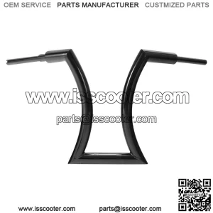 Black 20" Rise 2" Hanger Handlebar Fit For Harley Road King Softail Sportster XL (For: Harley-Davidson)