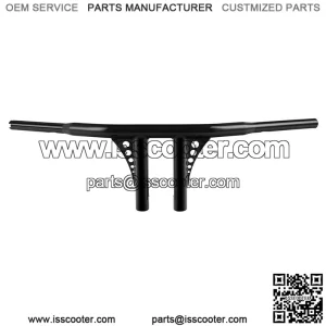 Black 8" Rise T-Bar Handlebar Fit For Harley Sportster 883 1200 Dyna Low Rider (For: Harley-Davidson)
