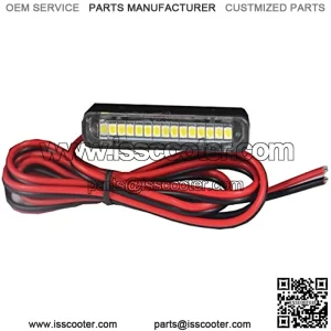 1x Motorcycle Waterproof led light with 15 pc white led for License Plate Light,Backup Light ,taillight or Brake Light