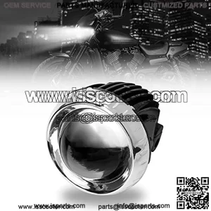 1 Piece 2 inch Motorcycle ATV Driving Lights E-Bike Bicycle LED Headlight Lamp 35W Road Bike Headlight Waterproof Super Bright White Scooters Headlight for E-Bike Truck Car Boat (2" Round Headlight)