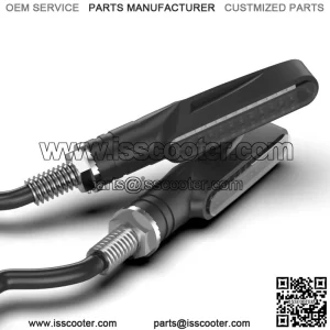 Straddle scooter modified parts personalized creative LED waterproof streamer running horse running water turn signal assembly 12V