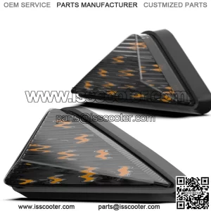 LED body decoration modification accessories electric scooter 12V waterproof headlight calf ttx triangle front turn signal