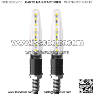 Motorcycle running water two-color double-flashing double-sided turn signal flashing lightning scooter LED turn light