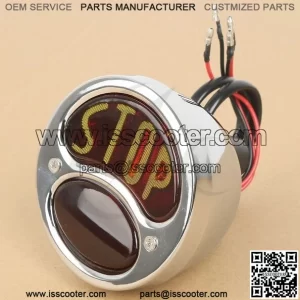 "Stop" Steel Tail Brake Stop Light Fit For Harley Bobber Chopper Cruiser Motor (For: Harley-Davidson)