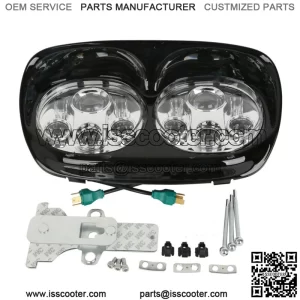 5.75" Dual LED Headlight Projector Lamp Fit For Harley Road Glide 1998-2013 12 (For: Harley-Davidson)