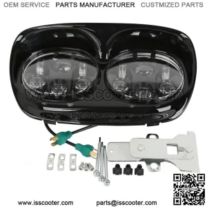 5.75" Dual LED Projector Headlight Lamp Fit For Harley Road Glide FLTR 1998-2013 (For: Harley-Davidson)