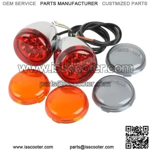 6 Lens Turn Signal LED Indicator Light Fit For Harley XL883 1200 Sportster 92-16 (For: Harley-Davidson)