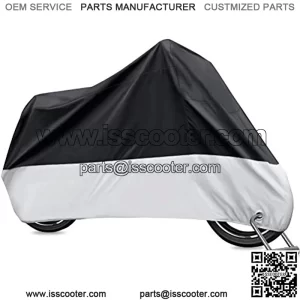 Cubierta Impermeable para Motocicletas, proteccicontra el Polvo, escombros, Lluvia y Clima, Aptos para Motocicletas como Honda, Yamaha, Suzuki, Harley y ms