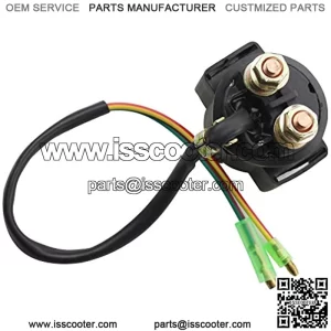 GOOFIT Relay Starter Solenoid Without Cap for Motorcycle ATV Scooter Snowmobile