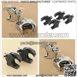 39mm Quick Release Windscreen Clamps Fit For Harley Dyna Sportster Custom TCMT (For: Harley-Davidson)