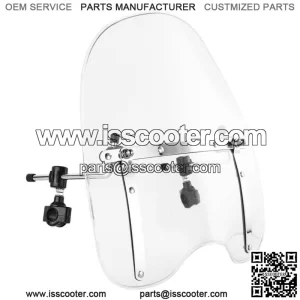 7/8" 	Front Windscreen Windshield Fit For Harley Softail Sportster 883 1200 Dyna (For: Harley-Davidson)